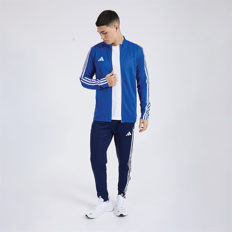 adidas Herren Tiro 23 Track Performance Sporttops Blau - Bild 4