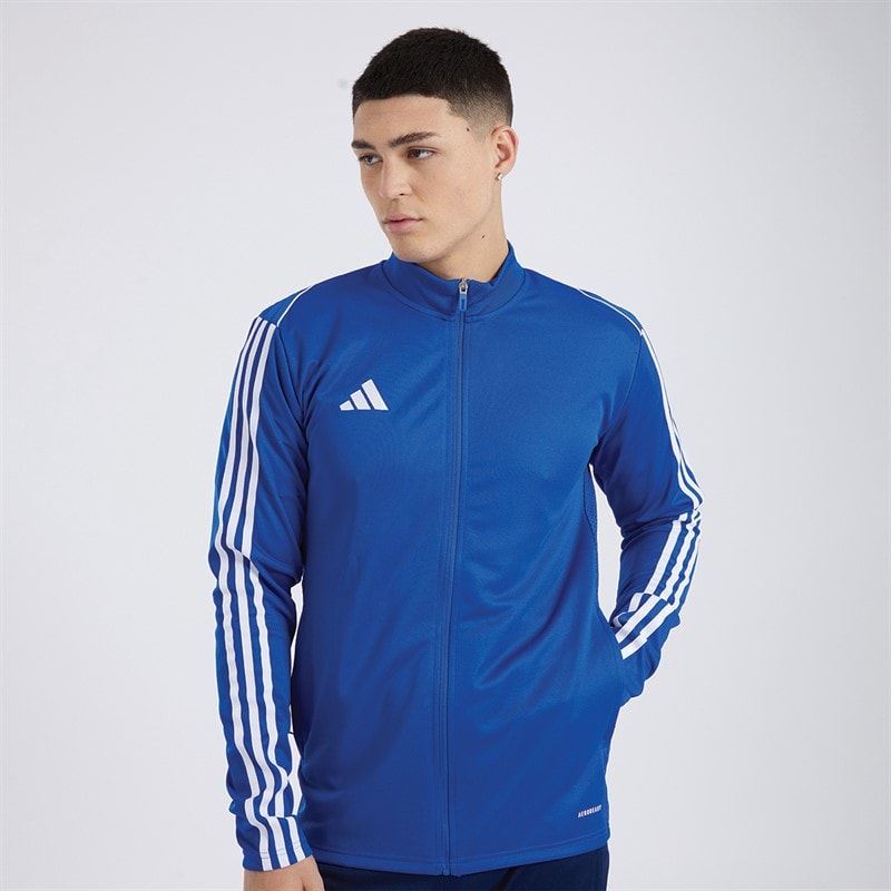 adidas Herren Tiro 23 Track Performance Sporttops Blau - Bild 5