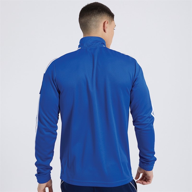 adidas Haut d'entraînement Squadra 21 1/4 Zip Homme Royal Blue/Blanc - Image 2