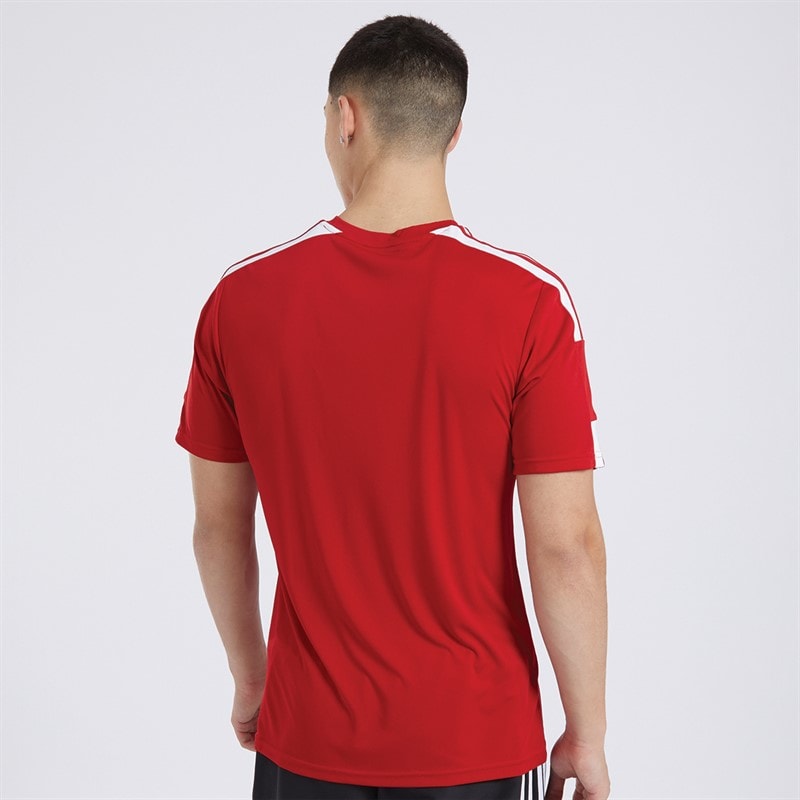 adidas Heren Squadra 21 T-shirt Team Power Red/Wit - Afbeelding 2