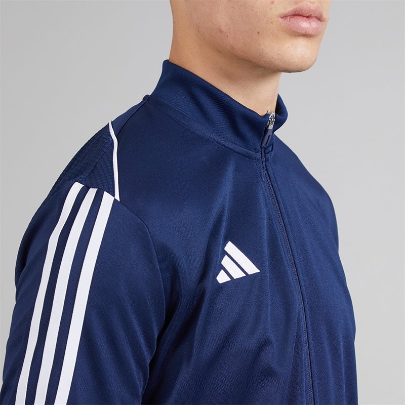 adidas Męskie Tiro 23 Track Topy sportowe do biegania marynarka wojenna – zdjęcie  3