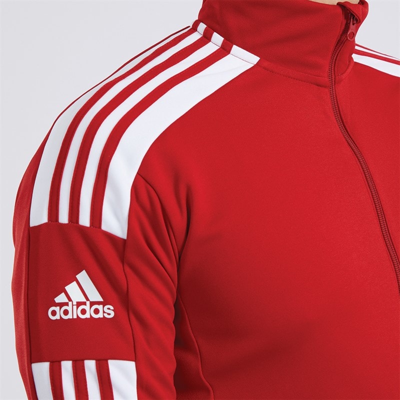 adidas Męskie Squadra 21 Track Topy sportowe do biegania Czerwony – zdjęcie  3