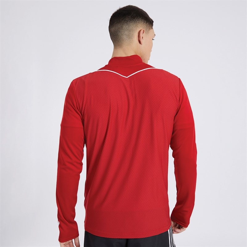 adidas Tiro 23 bluza treningowa dla niego kolor czerwony – zdjęcie  2