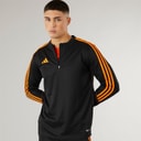 adidas Heren Tiro 23 Club 1/4 Rits Trainingsshirt Zwart/Signaal Oranje