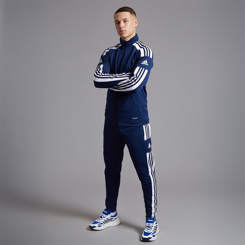 adidas Herren Squadra 21 Trainingsjacke Navy/Weiß - Bild 4