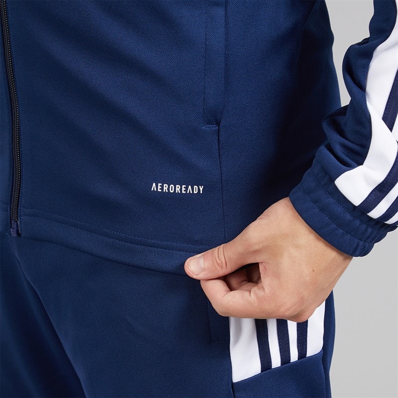 adidas Herren Squadra 21 Trainingsjacke Navy/Weiß - Bild 5