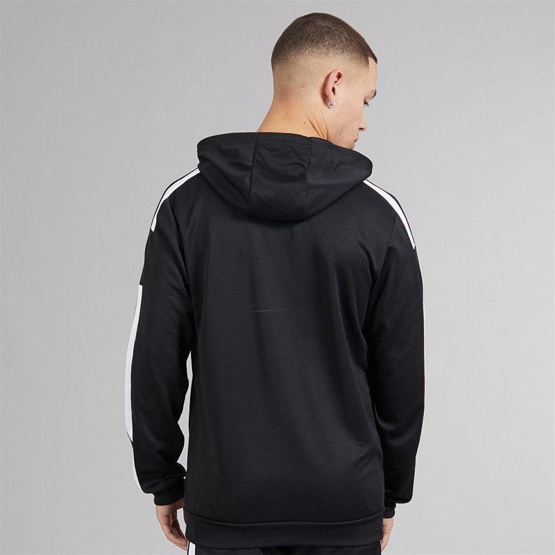 adidas Sweat à Capuche d'entraînement Squadra 21 Homme Noir/Blanc - Image 2