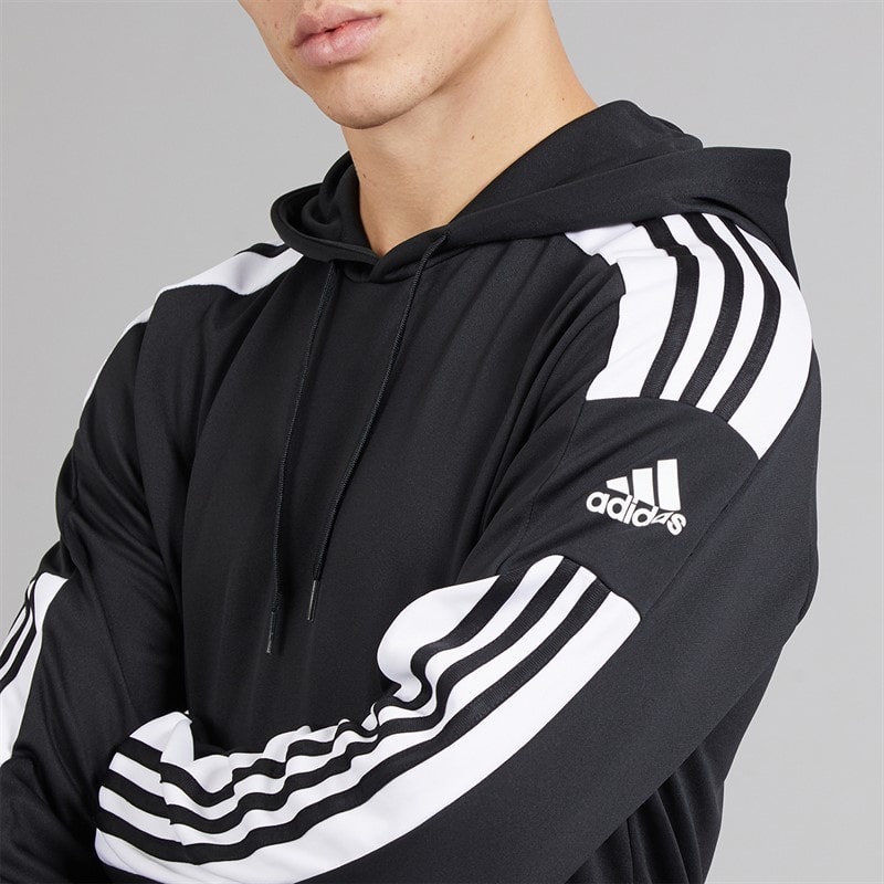 adidas Sweat à Capuche d'entraînement Squadra 21 Homme Noir/Blanc - Image 3