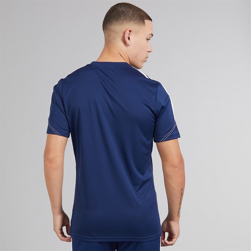 adidas Heren Tiro 23 Club T Shirt Team Navy Blue 2/Wit - Afbeelding 2