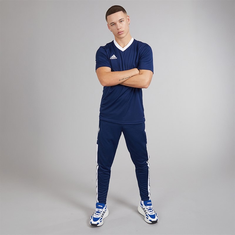 adidas Heren Squadra 21 Trainingsbroek Navy/Wit - Afbeelding 4