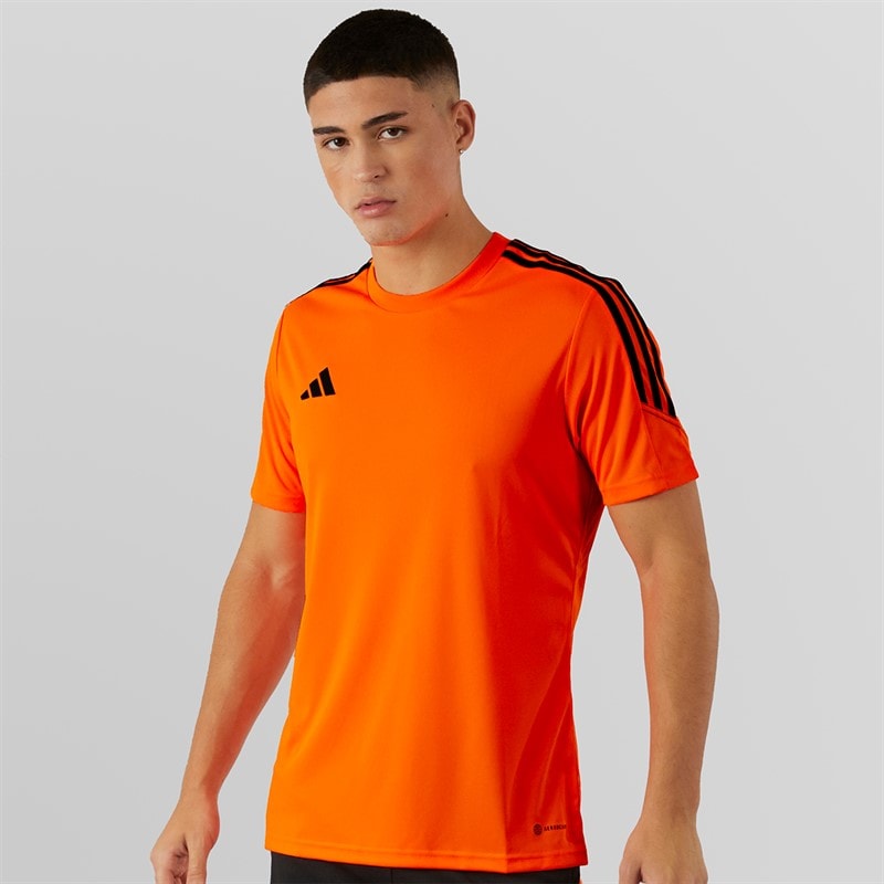 adidas T-shirt Tiro 23 Club Homme Signal Orange/Noir - Image 1