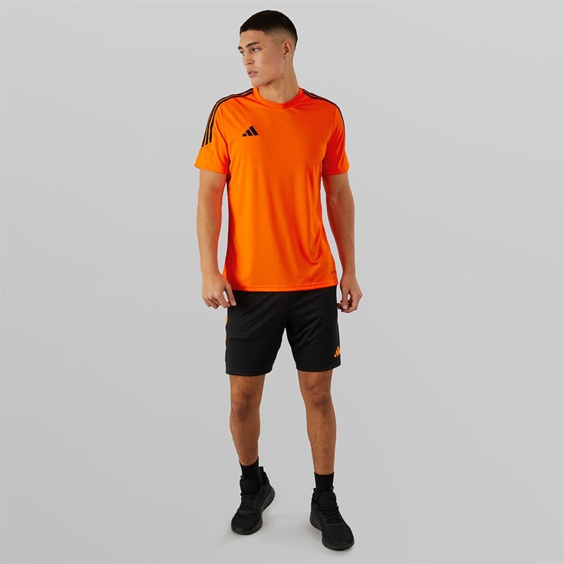 adidas T-shirt Tiro 23 Club Homme Signal Orange/Noir - Image 4