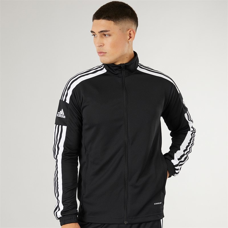adidas Heren Squadra 21 Trainingsjack Zwart/Wit - Afbeelding 1