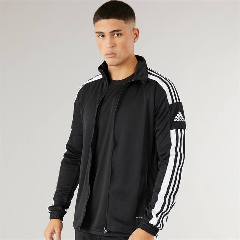 adidas Heren Squadra 21 Trainingsjack Zwart/Wit - Afbeelding 3