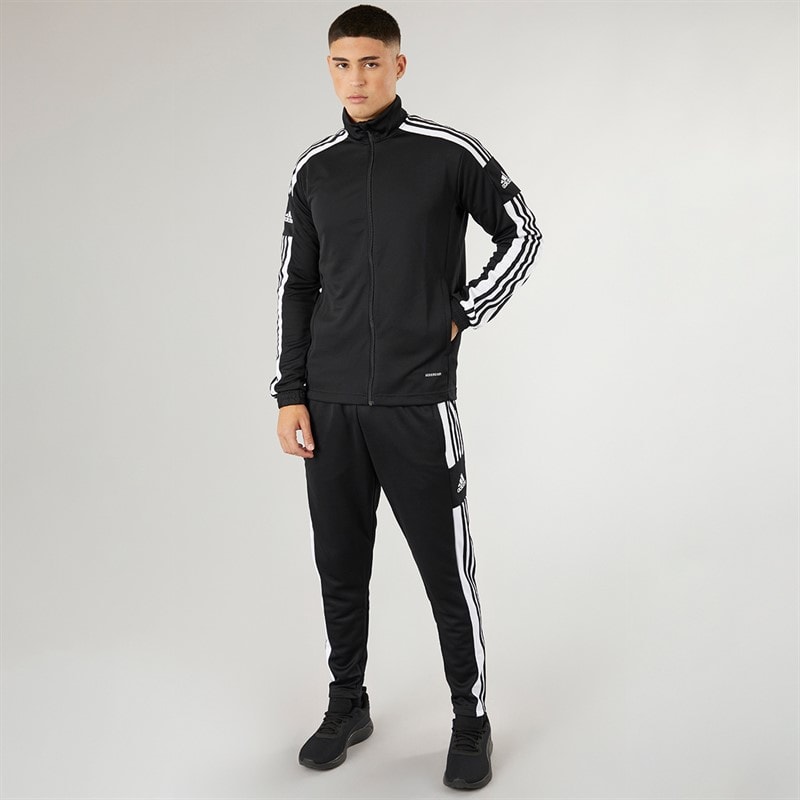 adidas Heren Squadra 21 Trainingsjack Zwart/Wit - Afbeelding 4