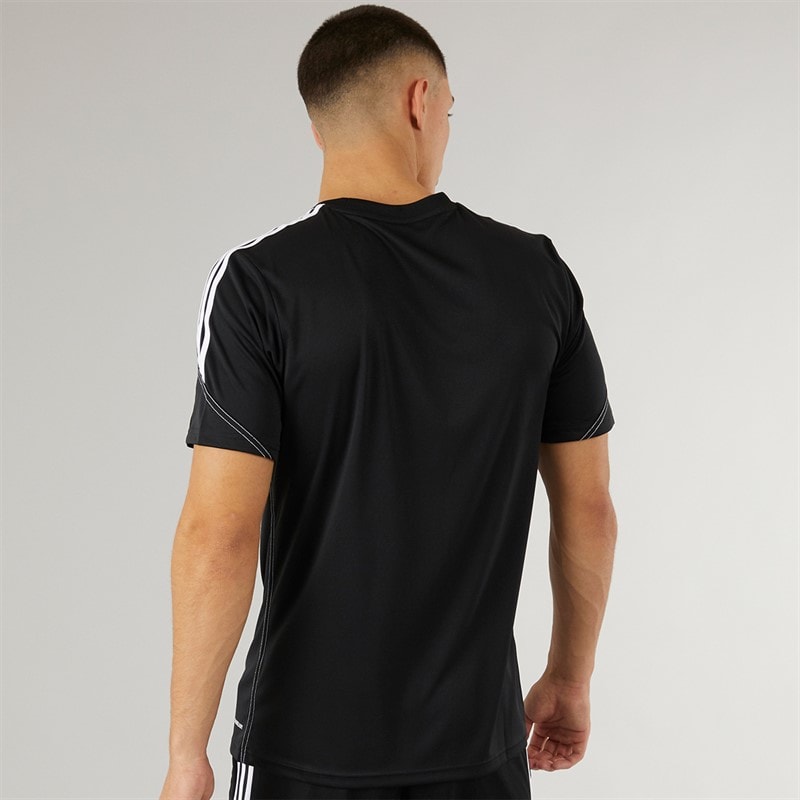 adidas T-shirt Tiro 23 Club Homme Noir/Blanc - Image 2
