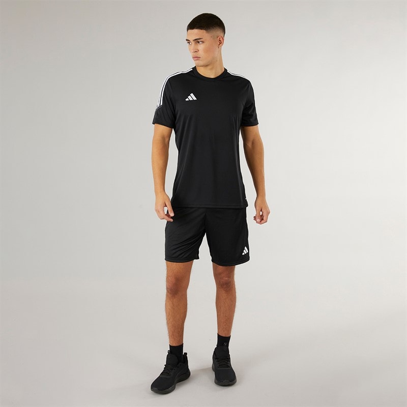 adidas T-shirt Tiro 23 Club Homme Noir/Blanc - Image 4