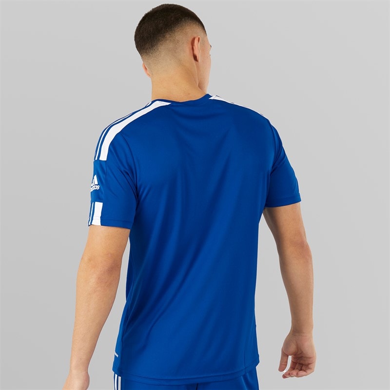 adidas Heren Squadra 21 T-shirt Team Royal Blue/Wit - Afbeelding 2