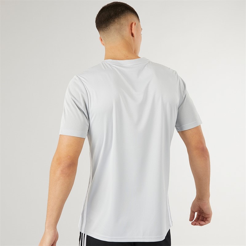 adidas T-shirt 23 dla niego kolor Light Grey/Biały – zdjęcie  2