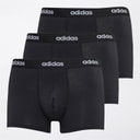 adidas Heren Micro Flex Katoen Drie Pack Boxershorts Zwart