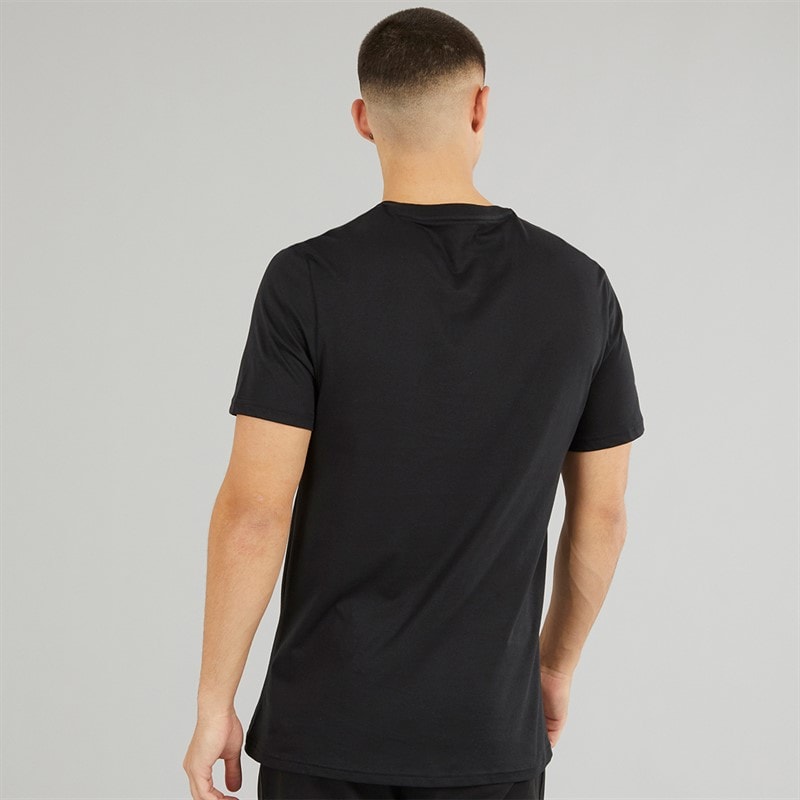 adidas Homme Confort Flex Coton Trois Pack T-shirts Col Ras du Cou Noir - Image 2