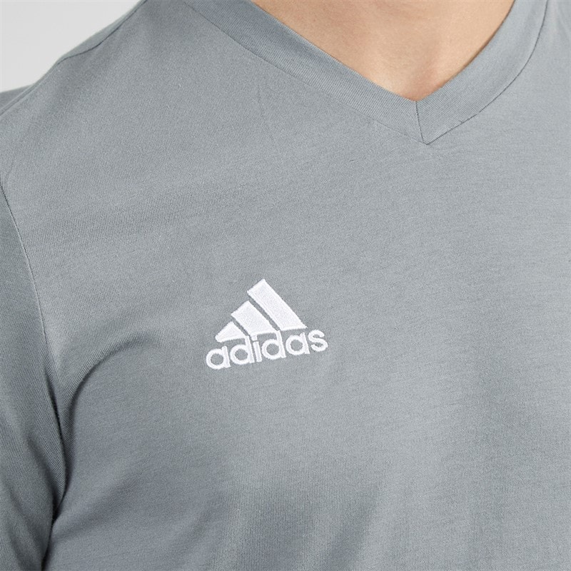 adidas Entrada 22 T-shirt dla niego kolor Team Grey Four – zdjęcie  3