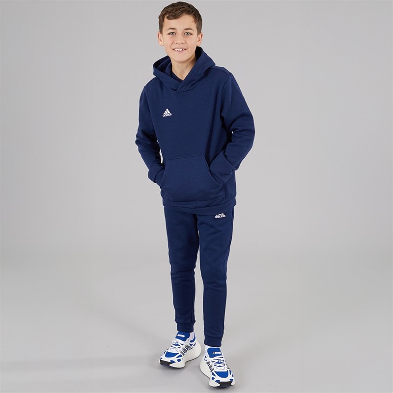 adidas Kinderen Entrada 22 Pullover Hoodie Team Navy Blue - Afbeelding 5