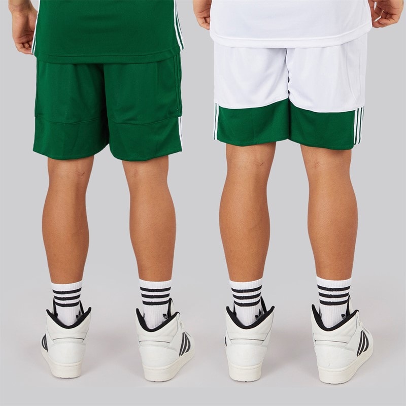 adidas Herren 3G Speed Reversible Basketballshorts Dark Green/Weiß - Bild 2