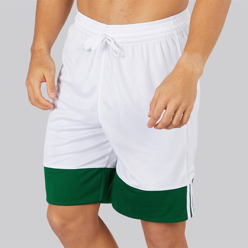 adidas Herren 3G Speed Reversible Basketballshorts Dark Green/Weiß - Bild 3