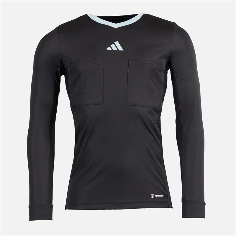 adidas Herren Schiedsrichter 22 Langarm Trikot Schwarz
