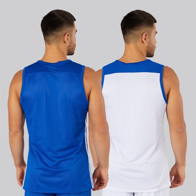 adidas Maillot de Basketball Réversible Homme 3G Speed Collegiate Royal/Blanc - Image 2