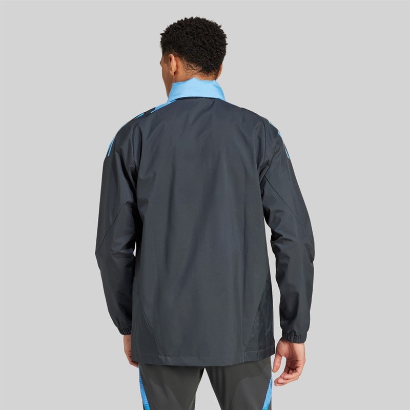adidas Heren AFA Argentinië All Weather Jas Carbon - Afbeelding 3