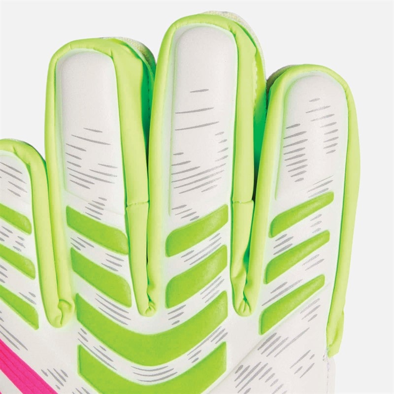 adidas Gants de gardien de but Predator Match Finger Save junior Lucid Lemon/Blanc/Lucid Pink - Image 2
