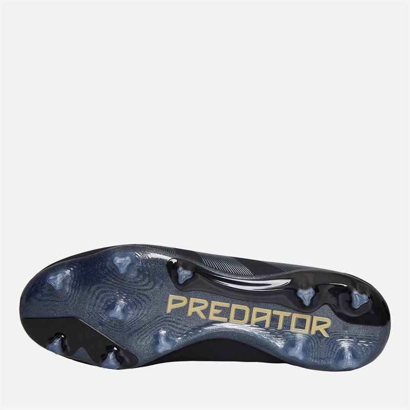 adidas Heren Predator Pro Dark Spark Pack FG Firm Ground Voetbalschoenen Core Black/Carbon/Gold Metallic - Afbeelding 2