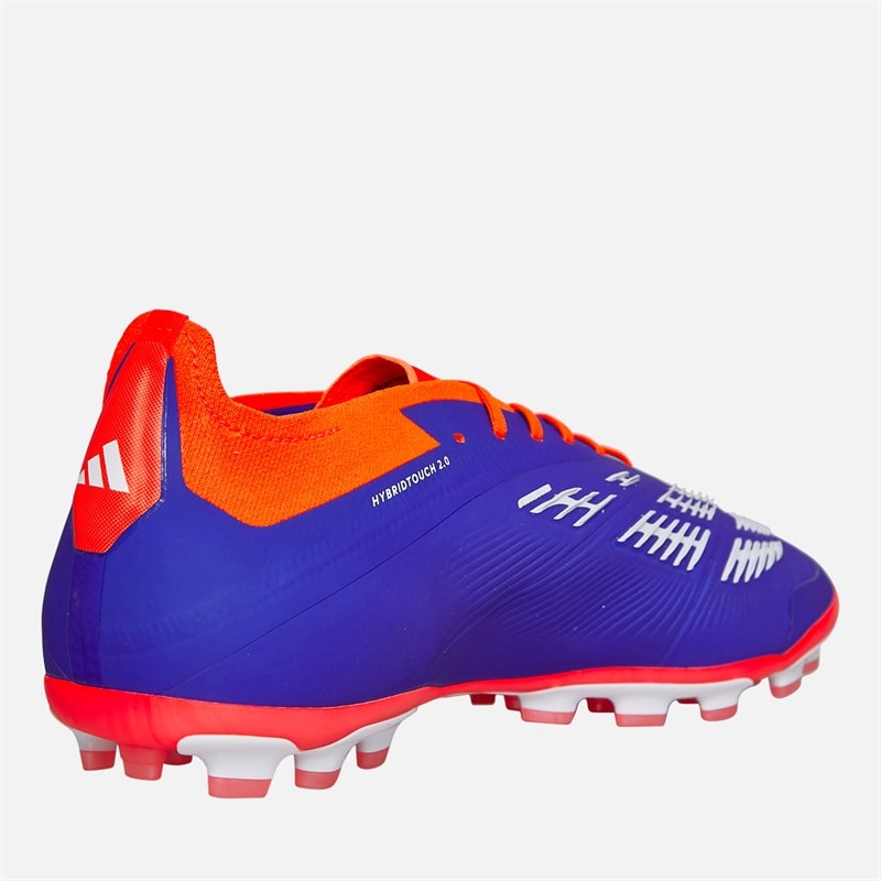 adidas Chaussures de Football Homme Predator Elite Advancement Pack 2G/3G AG Gazon Synthétique Lucid Blue/Cloud White/Solar Red - Image 5