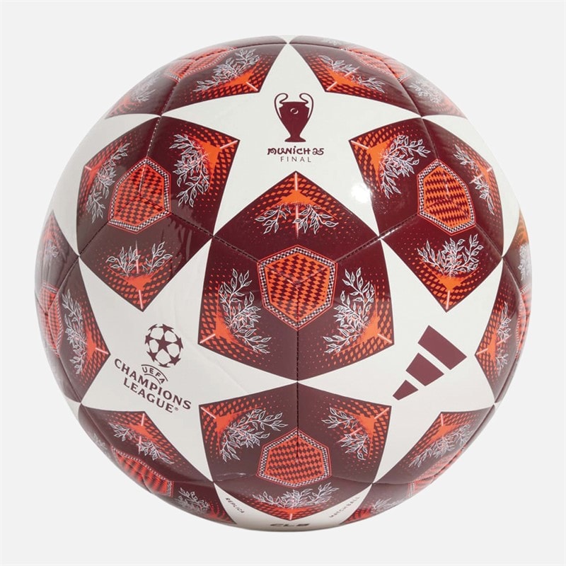 adidas UEFA Champions League 24/25 Club Training Voetbal Wit/Solar Red/Collegiate Burgundy - Afbeelding 1
