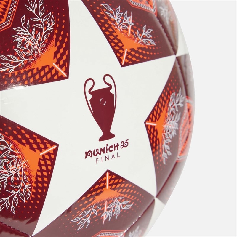 adidas UEFA Champions League 24/25 Club Training Voetbal Wit/Solar Red/Collegiate Burgundy - Afbeelding 3