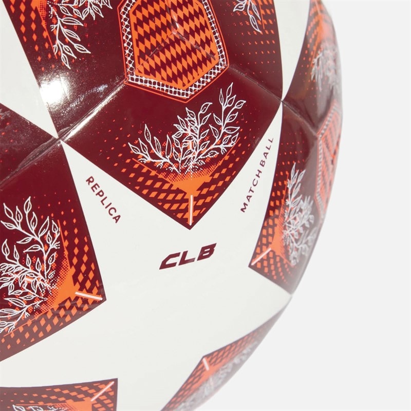 adidas UEFA Champions League 24/25 Club Training Voetbal Wit/Solar Red/Collegiate Burgundy - Afbeelding 4