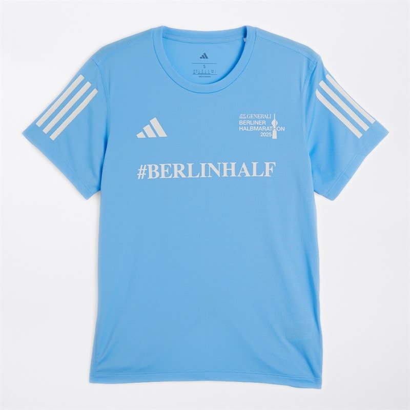 adidas Dames Berlijn Halve Hardloop Top Blue Burst