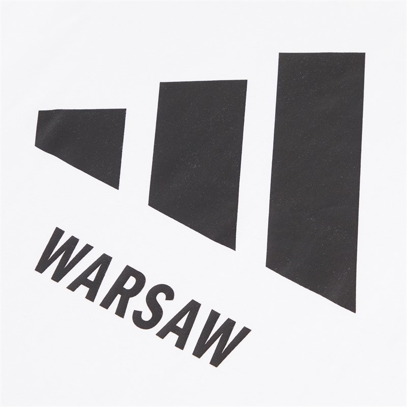 adidas Herren Warschau Grafik T Shirt Weiß - Bild 2