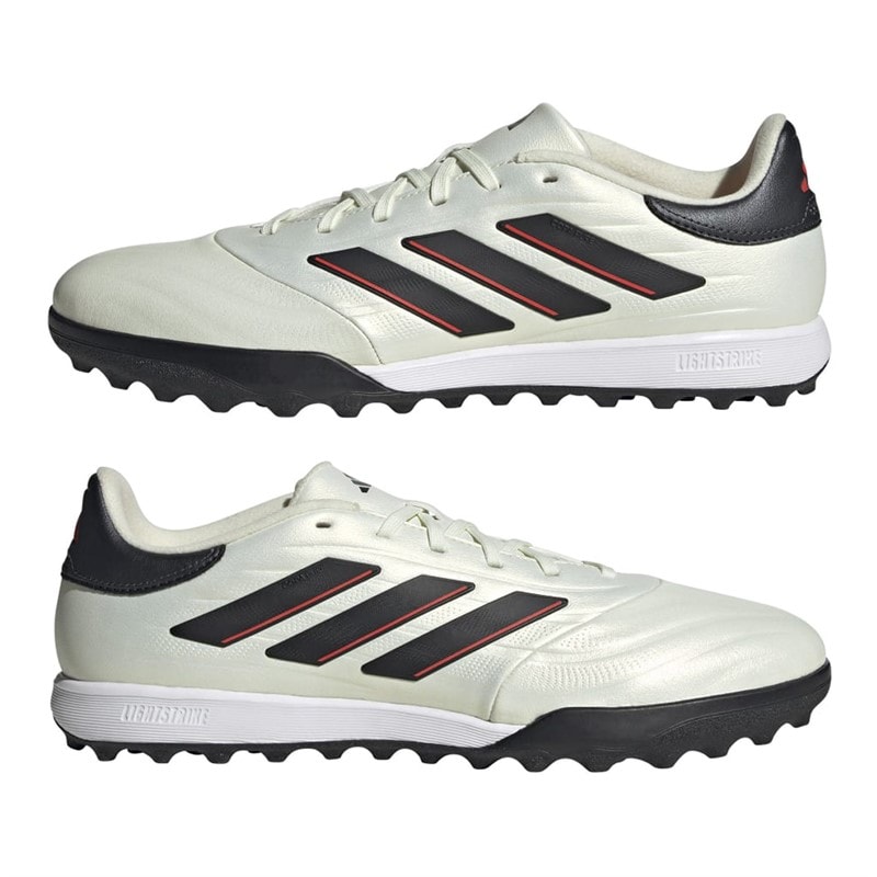 adidas Heren Copa Pure 2 League Solar Energy Pack TF Astro Fußballschuhe Ivory/Core Black/Solar Red - Afbeelding 1