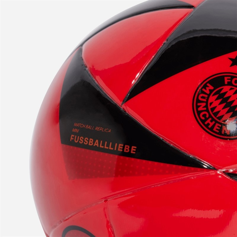 adidas FCB Bayern München Home Mini Voetbal Rood/Zwart/Team Power Red 2 - Afbeelding 4