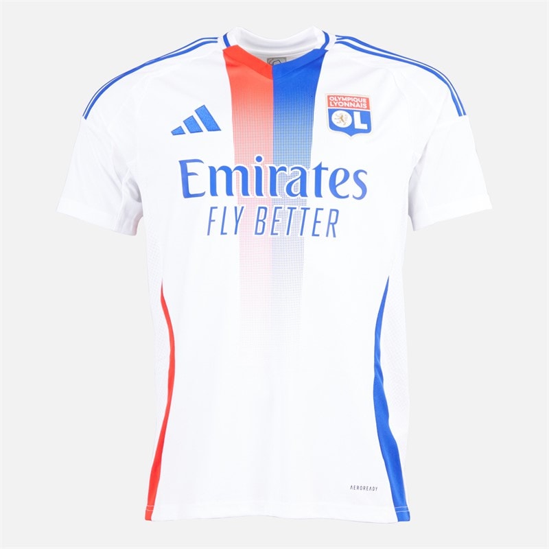 adidas Heren OL Olympique Lyon 24/25 Home Jersey Wit
