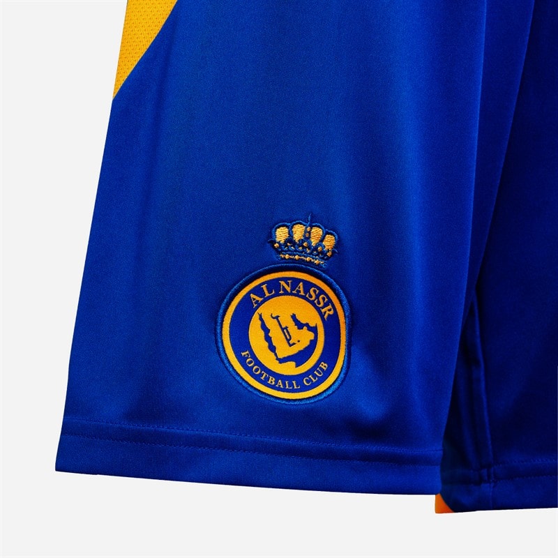 adidas Shorts Domicile ANFC Al-Nassr 24/25 Garçon Junior Team Royal Blue/Impact Yellow - Image 4