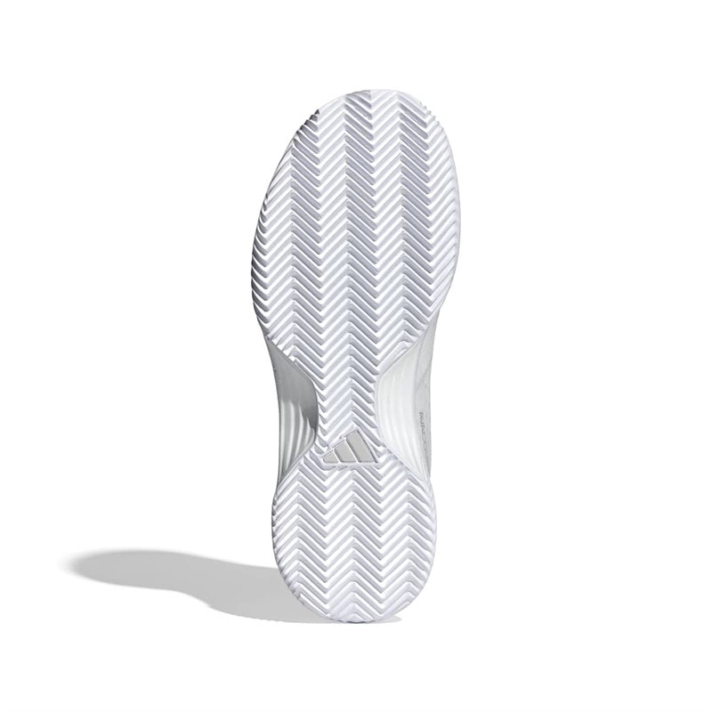 adidas Avacourt 2 buty do tenisa ziemnego dla niej kolor Cloud White/Silver Metallic/Biały – zdjęcie  2