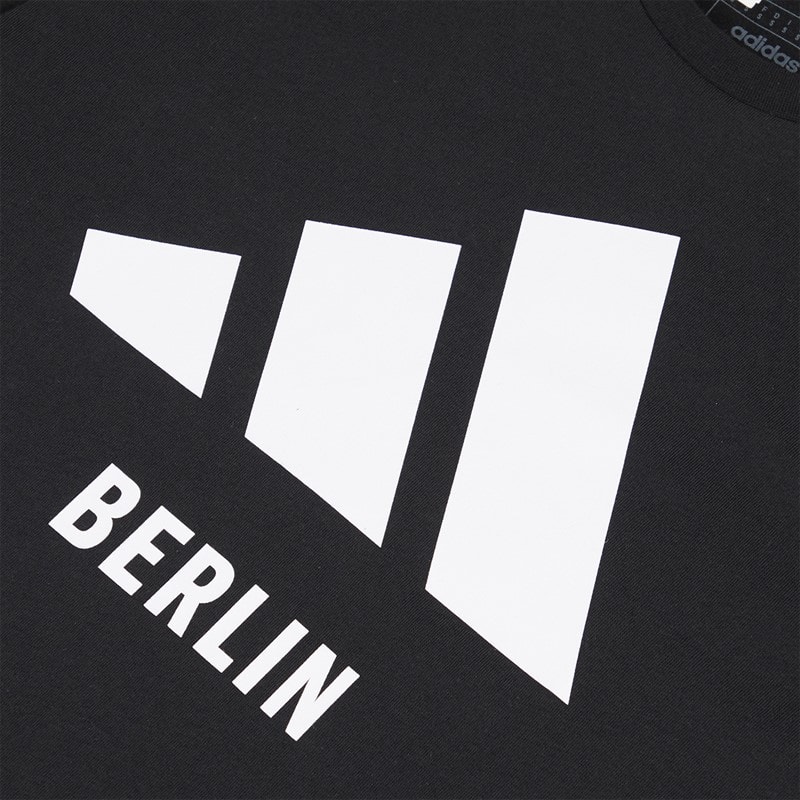 adidas Berlin T-shirt dla niego kolor Czarny – zdjęcie  2