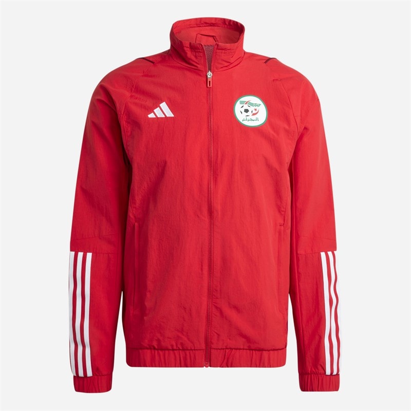 adidas Heren FAF Algerije Presentatie Jas Team Power Red 2
