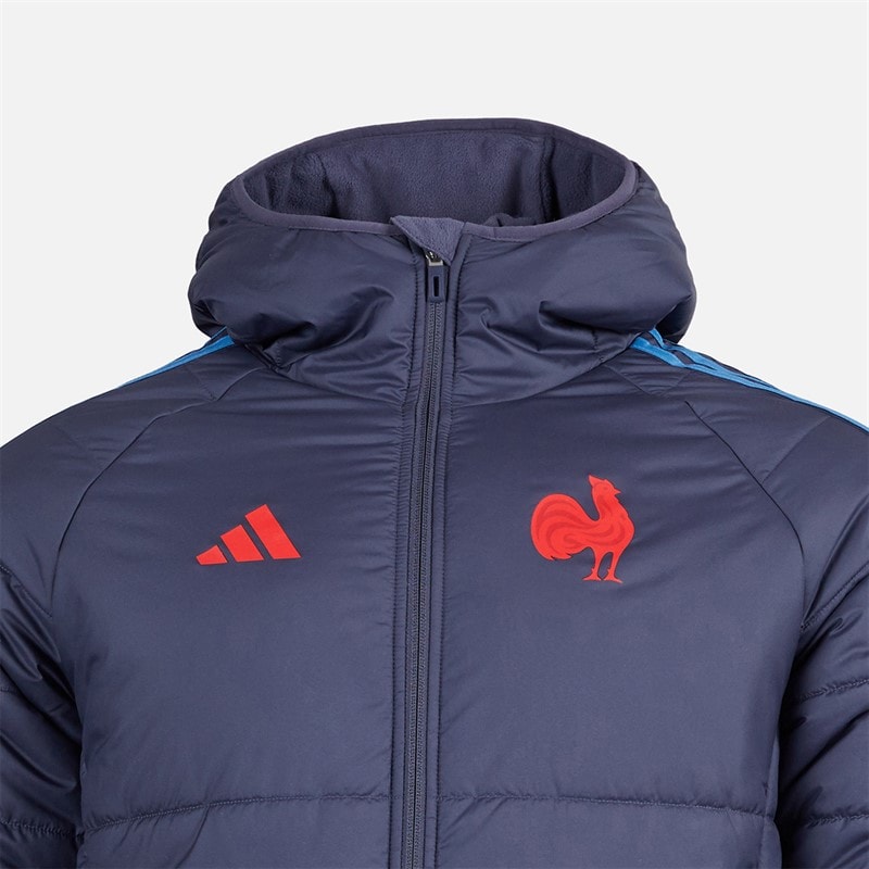 adidas Veste d'hiver FFR France Rugby Homme Shadow Navy - Image 3