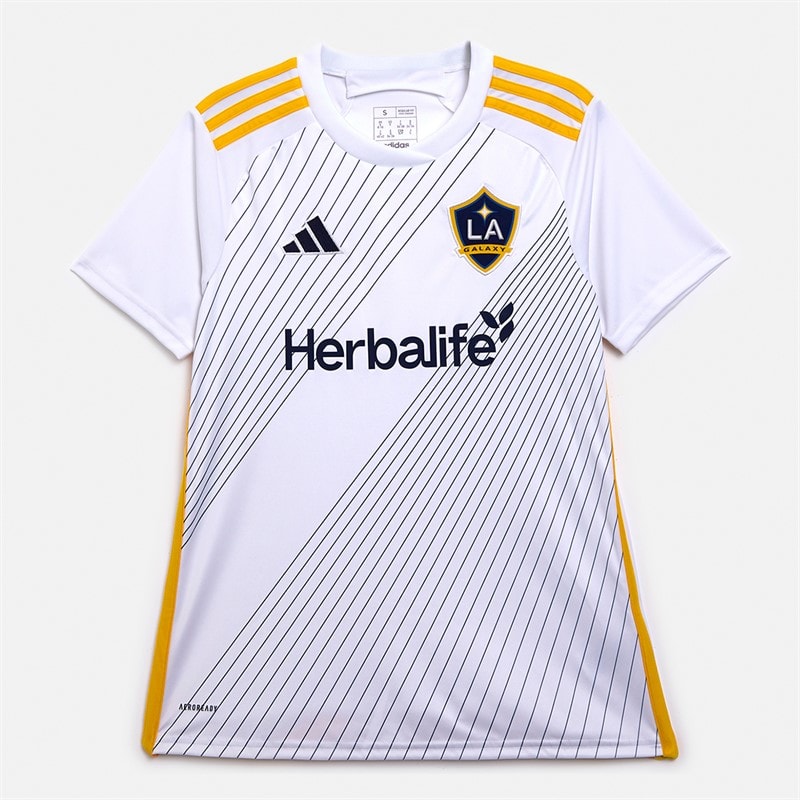 adidas Dames LA Galaxy 24/25 Thuis Tenue Wit/Dark Blue