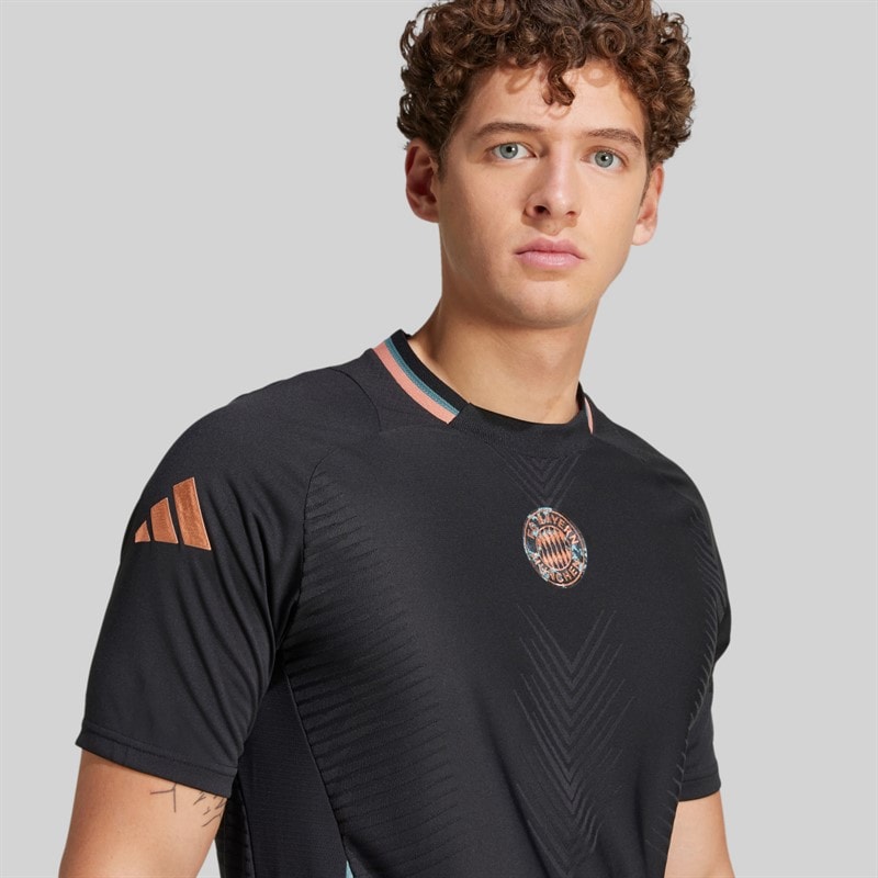 adidas Maillot d'entraînement professionnel FCB FC Bayern Munich Homme Noir - Image 4
